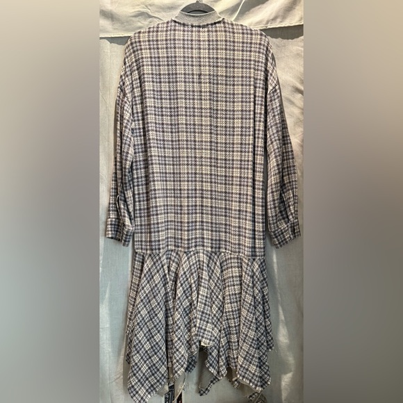 Free People Plaid Thermal Button-Up Dress, XS - Picture 2 of 2